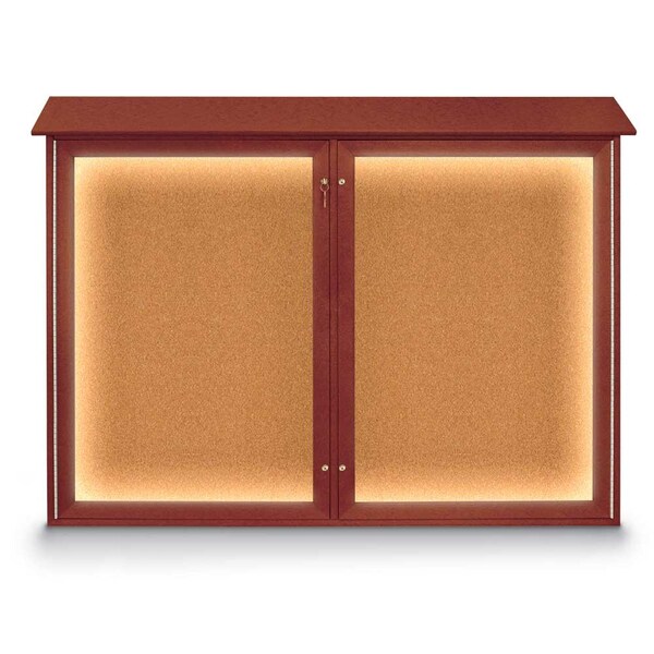 Open Faced Traditional Corkboard, 72x48"